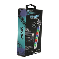 Bytech Auto Accessories Multi Colored Led Wind Powered Car Light With Strong 4.75 in X .875 in X 1.625 in