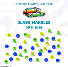 Marble Genius Marbles - Marble Run Accessory Add-On Set (60 Pcs.)