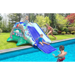 Jungle River Ride X-Large Inflatable Waterslide (11 ft. Height x 7ft Width x 5ft Length)
