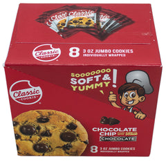 LTO Classic Cookie Soft Baked Chocolate Chip 3oz  Caddies (12 per case) Best By : 08/08/2026