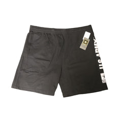 BIG & TALL MEN'S US ARMY - CVC FRENCH TERRY - BLACK (WS# 81100) ~ Shorts