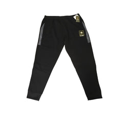 BIG & TALL MEN'S US ARMY - PK POLY SPAN - BLACK (WS# 81102) ~ Sweatpants