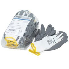 NorthFlex Nitri Task Gloves L - Charcoal Gray -  sold as a 12pk Bundle