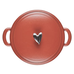 Ayesha Curry Cast Iron 6qt Dutch Oven - Redwood