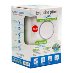Breathe Pure Plus With Hepa Filter & Ionic Air Purifier Removes Odors, Cleans Air And Freshens