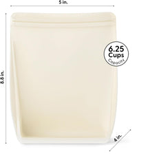 W&P Porter Silicone Reusable Storage Bag, 50oz Stand-Up-SAGE