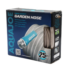 Aqua Joe AJFJH25-58-PRX XTREME FIBERJACKET Flexible, Kink-Resistant Garden Hose, 600 PSI Max, 5/8 Inch Diameter, 25 Feet