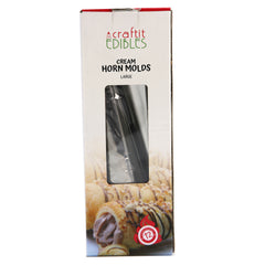 Craftit Edibles Cream Horn Molds Large 12ct