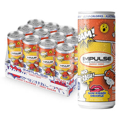 Impulse Energy Drink Sun Kissed Orange 12pk - Exp. 06/25