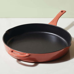 Ayesha Curry Cast Iron 12 Frying Pan - Redwood