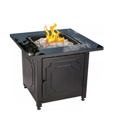 Endless Summer 30 Inch Outdoor Fire Pit - White Stone