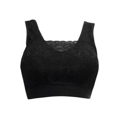 Genie Seamless Padded Bra Lace Black / Small - Mail Order With Retail Box Inside - As Seen On TV