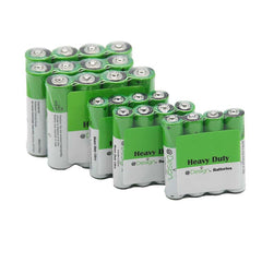 Design Heavy Duty 12 AAA & 12 AA Batteries Set