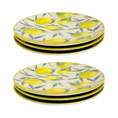 Relief - ⌀26cm/10.24in - Dinner Plate - LEMONS - RELIEF Lemon Cote Stoneware Dishwasher & Microwave safe 6pc/set