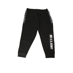 BIG & TALL MEN'S US ARMY - POLY SPAN PK FLEECE - BLACK (WS# 81251) ~ Sweatpants