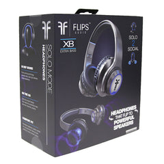 Flips - Audio High Definition Speaker XB Headphones - Grey