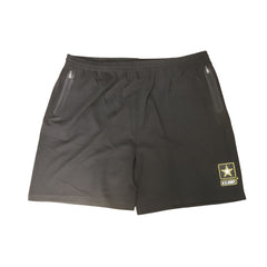BIG & TALL MEN'S US ARMY - POLY - BLACK (WS# 81643) ~ Shorts