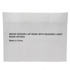 Wood Design Lap Desk With Reading Light