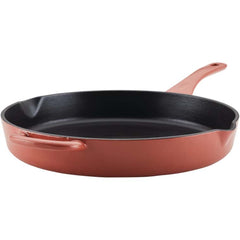 Ayesha Curry Cast Iron 12 Frying Pan - Redwood