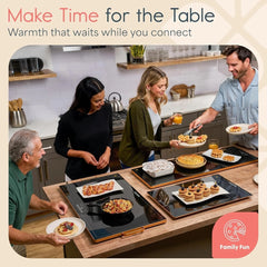Heat Deck XL Food Warming Tray Black