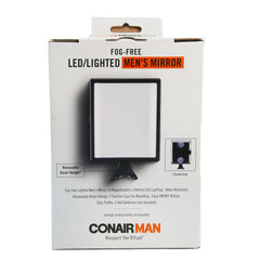 2X MAG LED FOG FREE MIRROR  RECTANGULAR