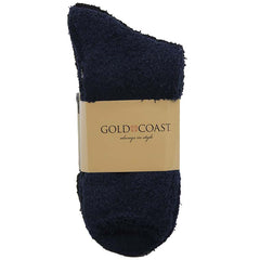 Gold Coast Mens Fuzzy Diabetic Slipper Socks