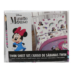 DISNEY MINNIE TWIN SHEET SET