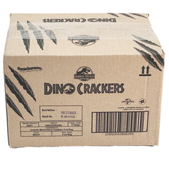 Snackorama Dino Crackers 3oz Jurassic Park Cookies  - Best By Date 09/25