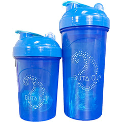 Buta Cups Protein Shaker Bottles 2 Pk Assorted Colors- Includes 2 Large 28oz Bottles, 1 Small 20oz Bottles- Repack