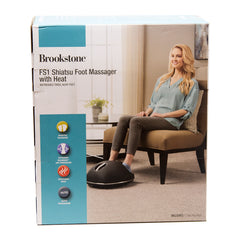 Brookstone FS1 Shiatsu Foot Massager With Heat  -  Refurbished Grade A