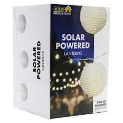 Home Innovation Solar Power 10 Light Lanterns