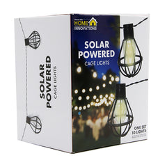 Home Innovation Solar Power 10 Cage Lights