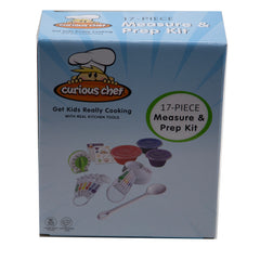 Curious Chef Kids' Cookware 17pc Measure & Prep Kit