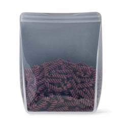 W&P Porter Silicone Reusable Storage Bag, 50oz Stand-Up-SLATE