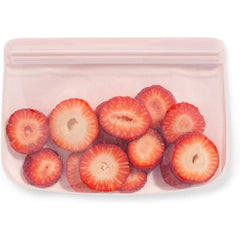 W&P Porter Silicone Reusable Storage Bag, 10oz-BLUSH