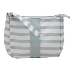 Tiny Traveler Green and White Stripes Bags