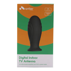 Antier Digital Indoor TV Antenna Includes Power Amplifier and 9.8 ft Coaxial Cable