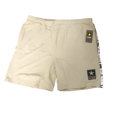 BIG & TALL MEN'S US ARMY - CVC FRENCH TERRY - BEIGE (WS# 81518B / 81517) ~ Shorts
