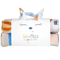 Bear and Hot Air Balloons 2 Pack Receiving Blankets
