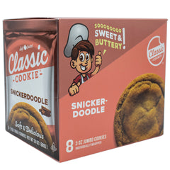 LTO Classic Cookie Soft Baked Snickerdoodle 3oz - Caddies (12 per case) Best By : 08/07/2026