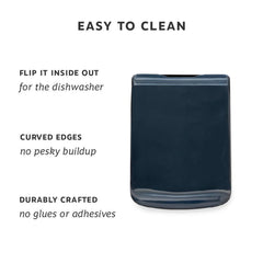 W&P Porter Silicone Reusable Storage Bag, 46oz -CHARCOAL