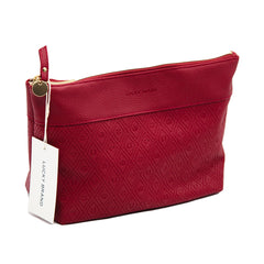LUCKY BRAND - PEBBLE PU TOP ZIP COSMETIC BAG