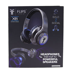 Flips - Audio High Definition Speaker XB Headphones - Grey