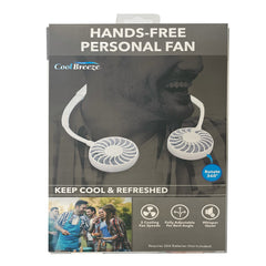 Cool Breeze Neck Fan Hands Free Personal Fan