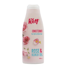 KEFF CONDITIONER ROSE & KUKUI OIL 500 ML - Exp. 11/26