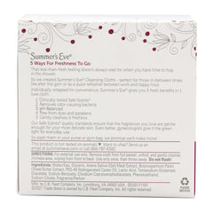 Summer's Eve Amber night cleansing cloths 16 count