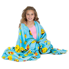 Emoji Velvet Throw Blanket 50 x 60