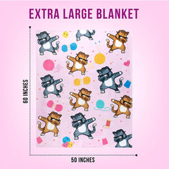 Cats 3 Throw Blanket