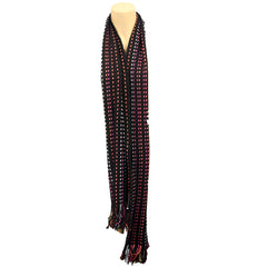 Muffler Dotted Lines Scarf Assorted Colors