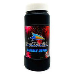 Sea World Fireworks Label 2.7 fl oz Bubble Refill Bottle